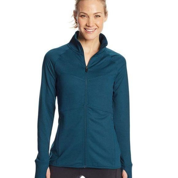 C9 by Champion Jackets & Blazers - Champion Teal Blue Zip up Active Running Jacket